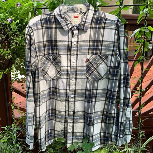 Levi’s Plaid Button-down Shirt, L - Picture 2 of 9